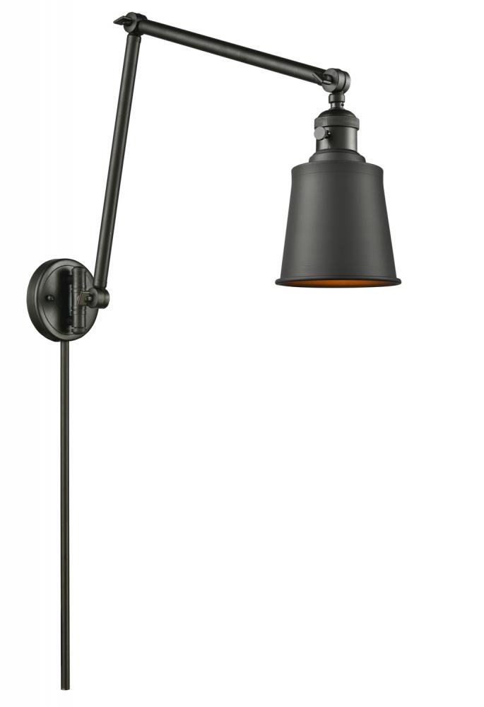 Addison - 1 Light - 8 inch - Oil Rubbed Bronze -Adjustable Swing Arm