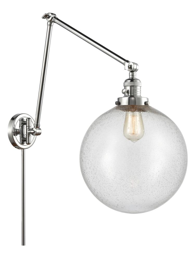 Beacon - 1 Light - 12 inch - Polished Chrome -Adjustable Swing Arm