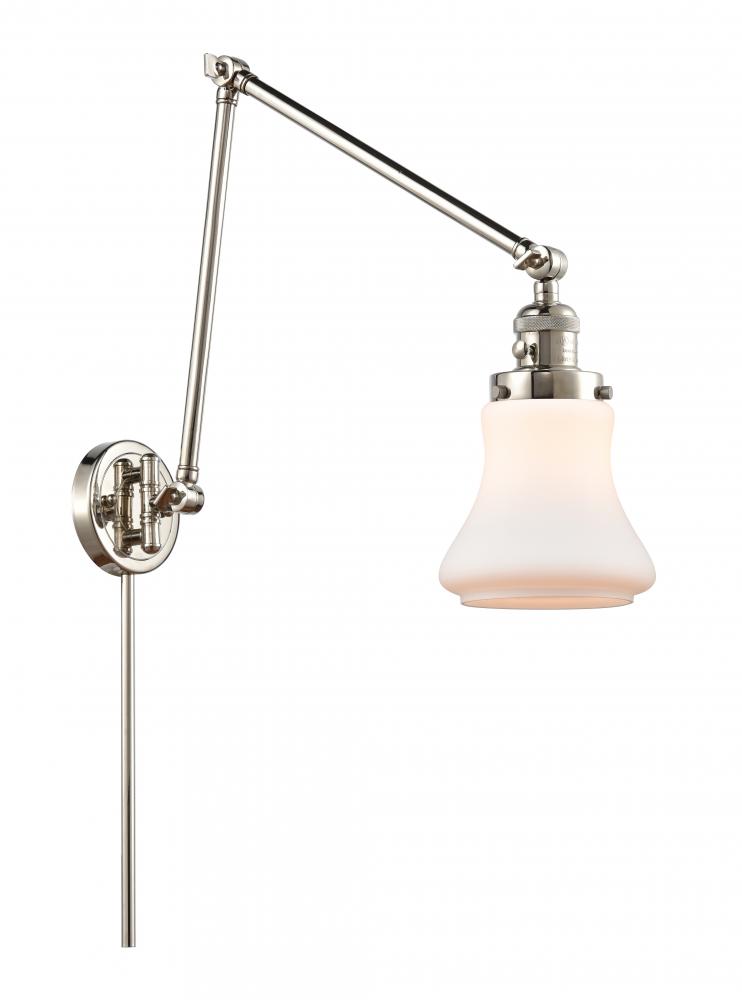 Bellmont - 1 Light - 8 inch - Polished Nickel -Adjustable Swing Arm
