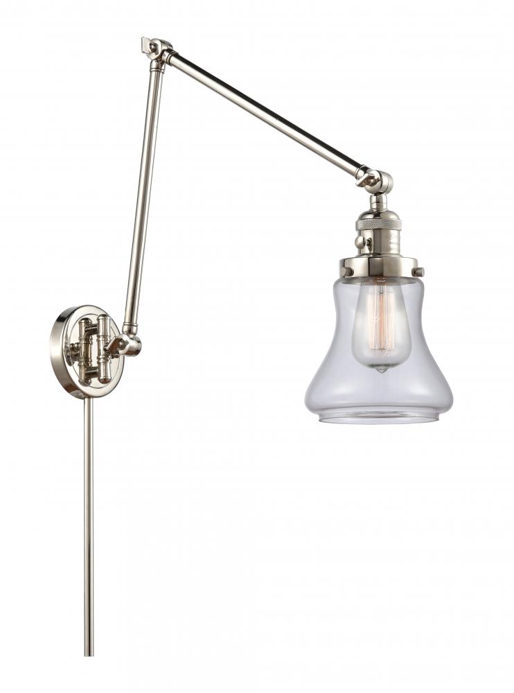 Bellmont - 1 Light - 8 inch - Polished Nickel -Adjustable Swing Arm