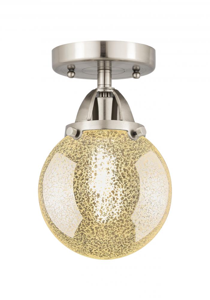 Beacon - 1 Light - 6 inch - Brushed Satin Nickel - Semi-Flush Mount