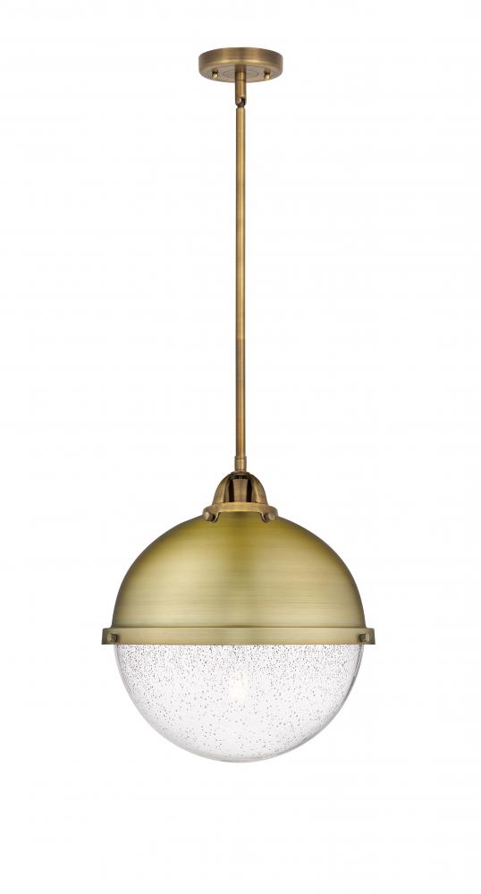 Hampden - 1 Light - 13 inch - Brushed Brass - Stem hung - Pendant