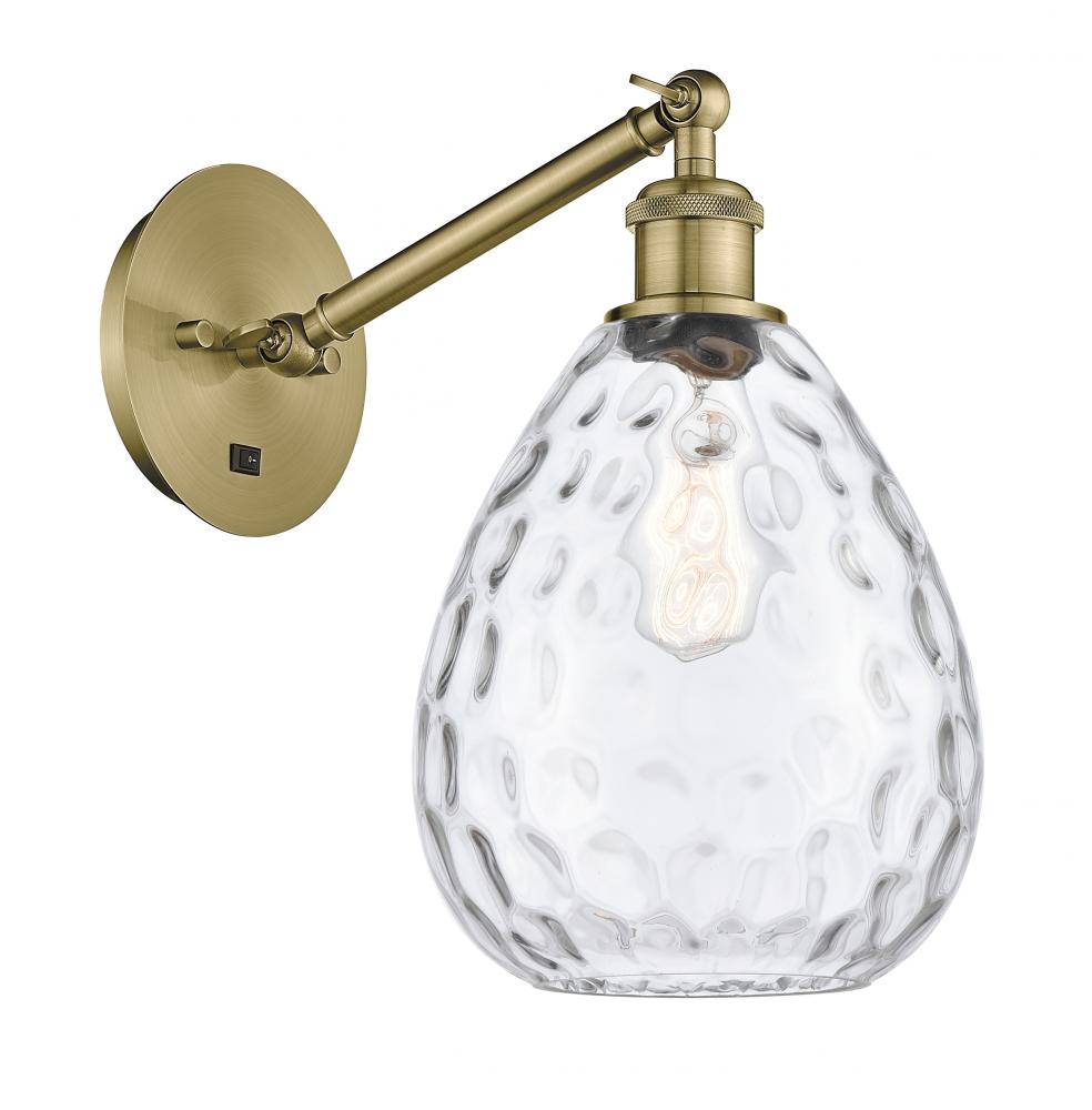 Waverly - 1 Light - 8 inch - White Polished Chrome - Adjustable Sconce