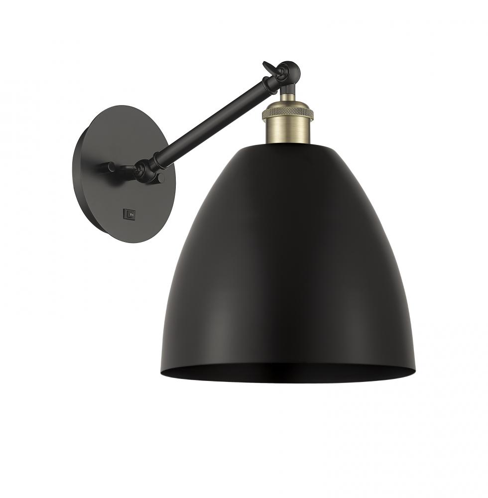 Bristol - 1 Light - 9 inch - Black Antique Brass - Adjustable Sconce