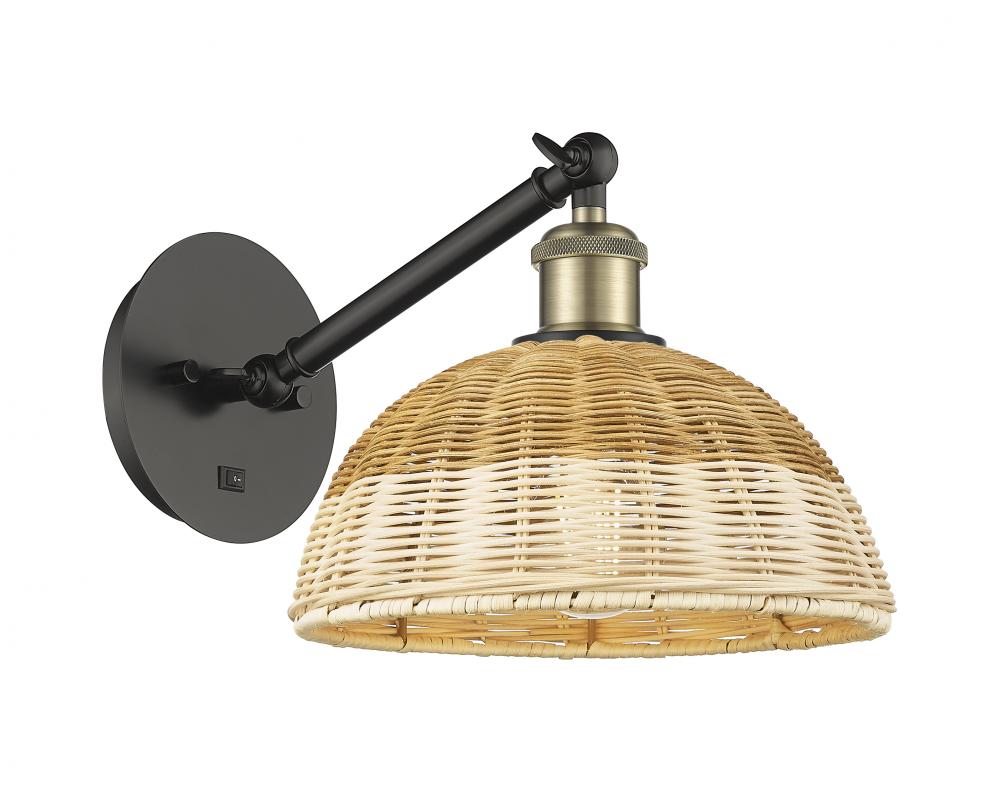 Bristol Natural II - 1 Light - 9 inch - Black Antique Brass - Sconce