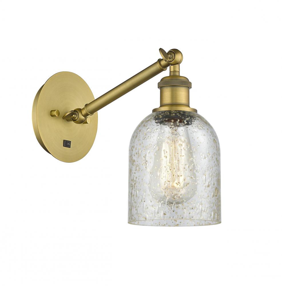Caledonia - 1 Light - 5 inch - Brushed Brass - Adjustable Sconce
