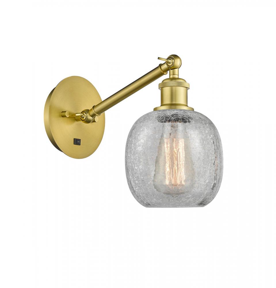 Belfast - 1 Light - 6 inch - Satin Gold - Adjustable Sconce
