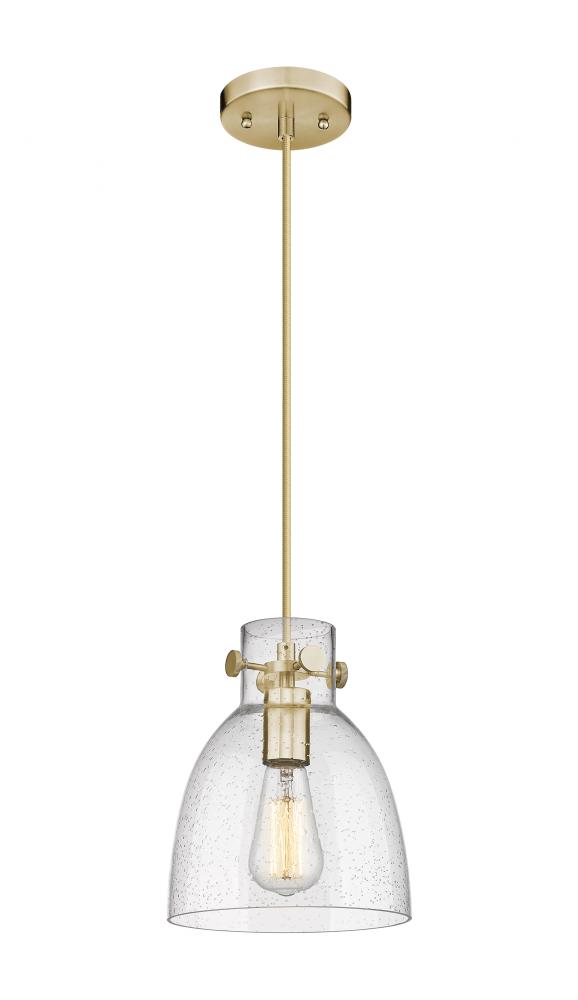 Newton Bell - 1 Light - 8 inch - Champagne Bronze - Cord hung - Pendant