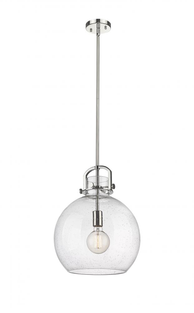 Newton Sphere - 1 Light - 14 inch - Polished Nickel - Pendant