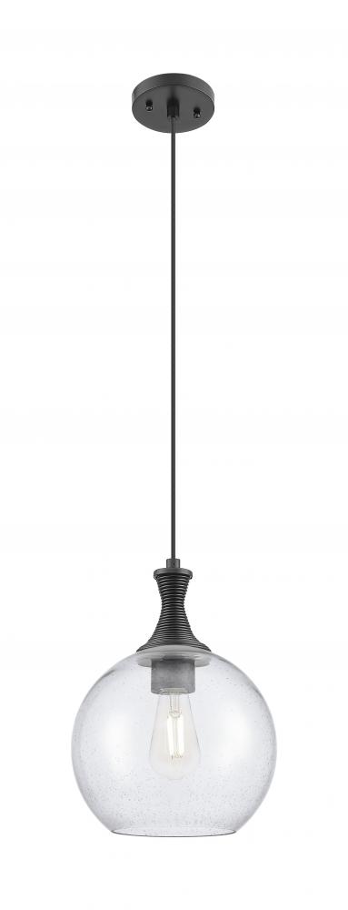 Astor - 1 Light - 10 inch - Matte Black - Cord hung - Mini Pendant