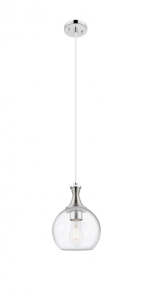 Astor - 1 Light - 8 inch - Polished Nickel - Cord hung - Mini Pendant