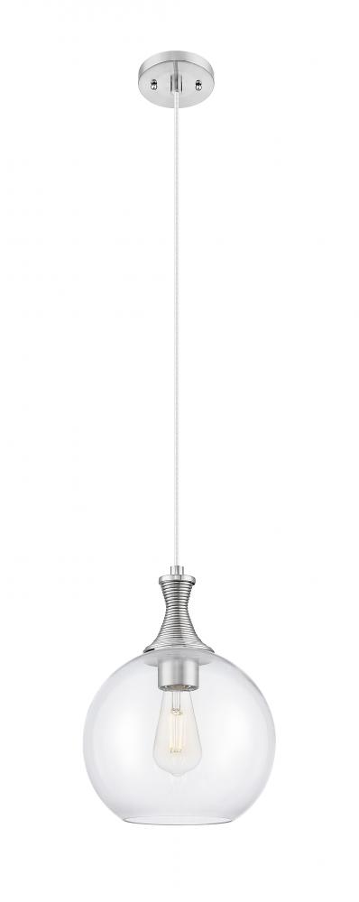 Astor - 1 Light - 10 inch - Brushed Satin Nickel - Cord hung - Mini Pendant