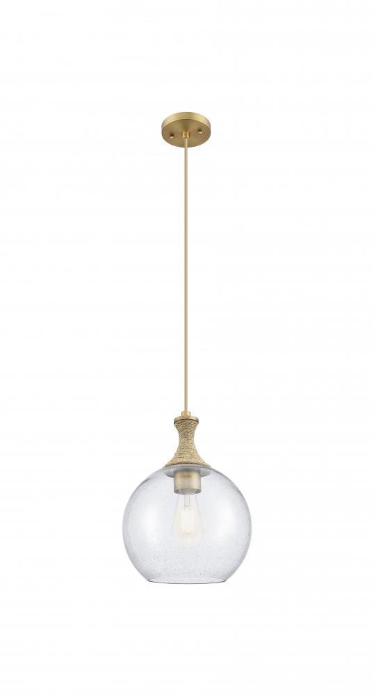 Astor - 1 Light - 10 inch - Brushed Brass - Cord hung - Mini Pendant