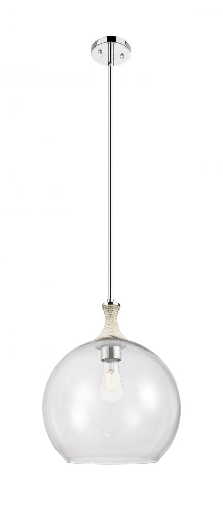 Astor - 1 Light - 14 inch - Polished Nickel - Pendant
