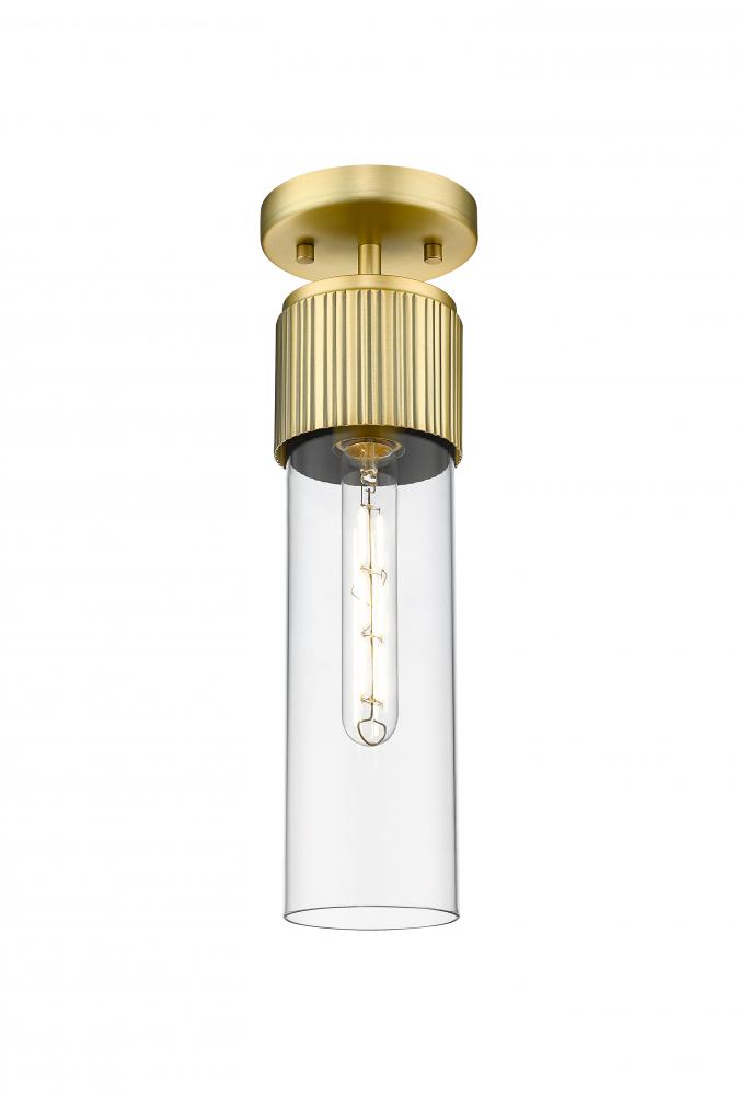 Bolivar - 1 Light - 5 inch - Brushed Brass - Semi-Flush Mount