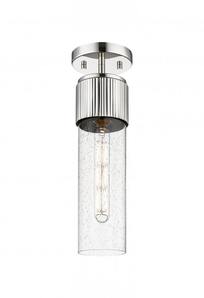 Bolivar - 1 Light - 5 inch - Polished Nickel - Semi-Flush Mount