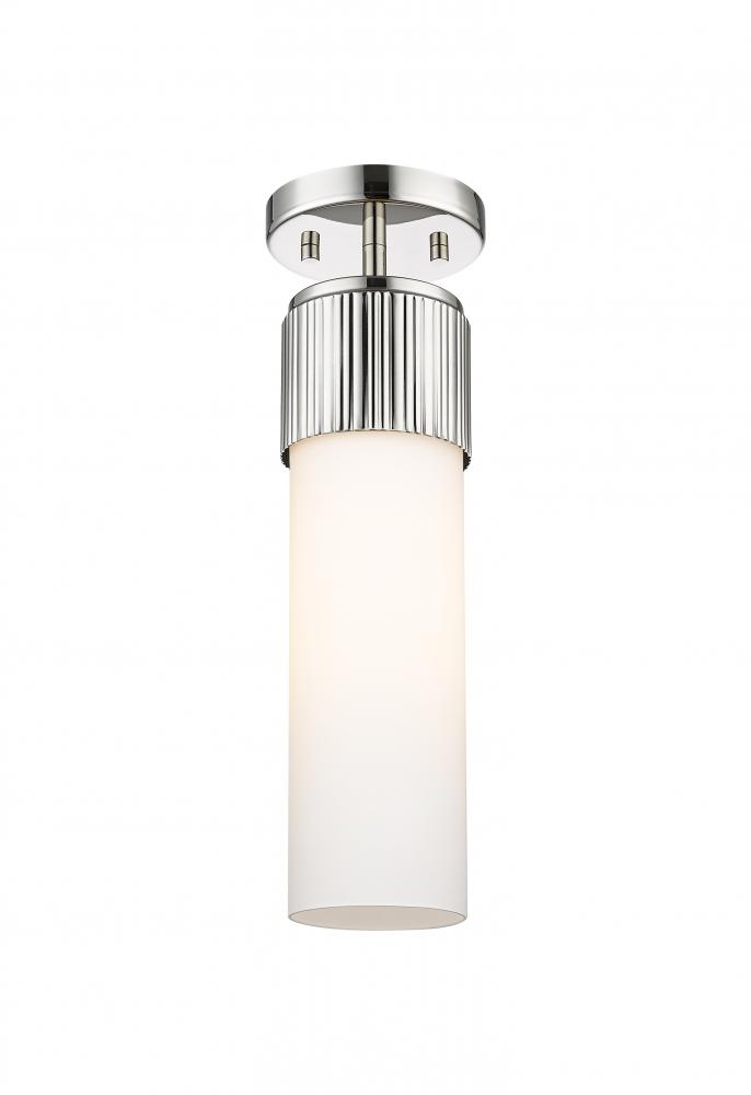 Bolivar - 1 Light - 5 inch - Polished Nickel - Semi-Flush Mount