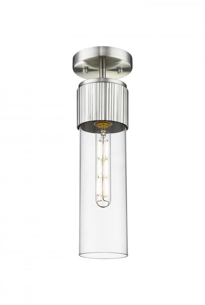 Bolivar - 1 Light - 5 inch - Satin Nickel - Semi-Flush Mount