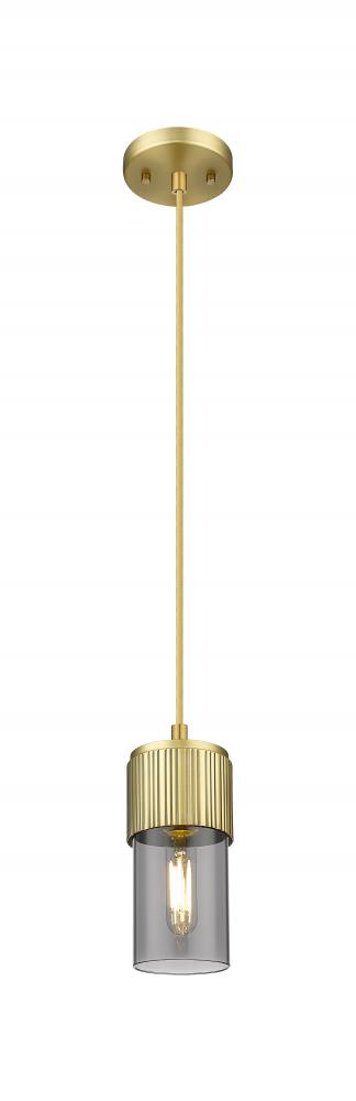 Bolivar - 1 Light - 5 inch - Brushed Brass - Pendant
