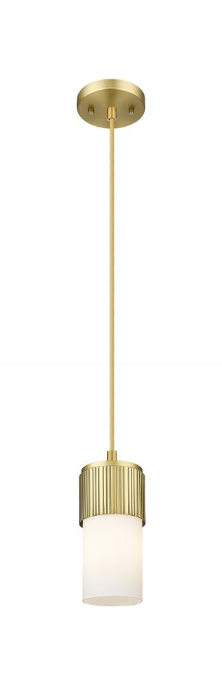 Bolivar - 1 Light - 5 inch - Brushed Brass - Pendant