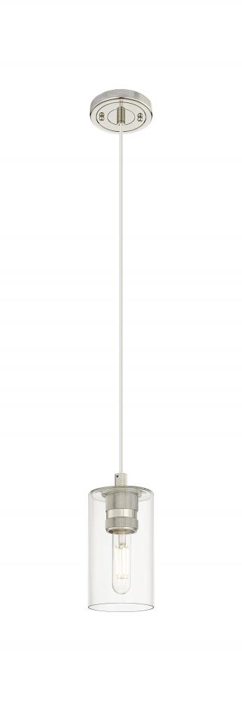 Crown Point - 1 Light - 5 inch - Polished Nickel - Pendant