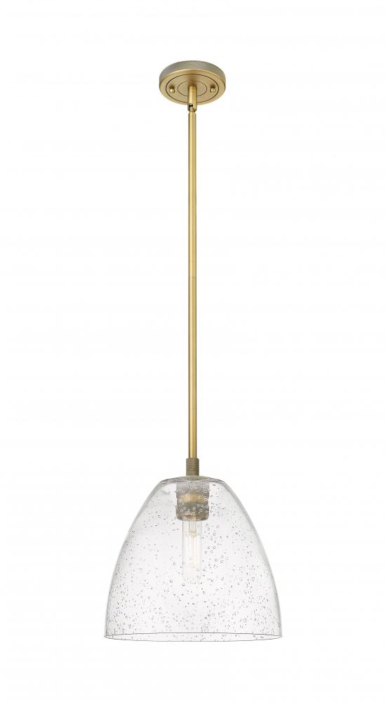 Crown Point - 1 Light - 9 inch - Brushed Brass - Pendant