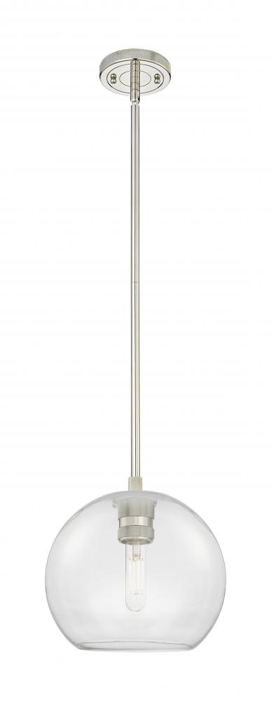 Crown Point - 1 Light - 8 inch - Polished Nickel - Pendant