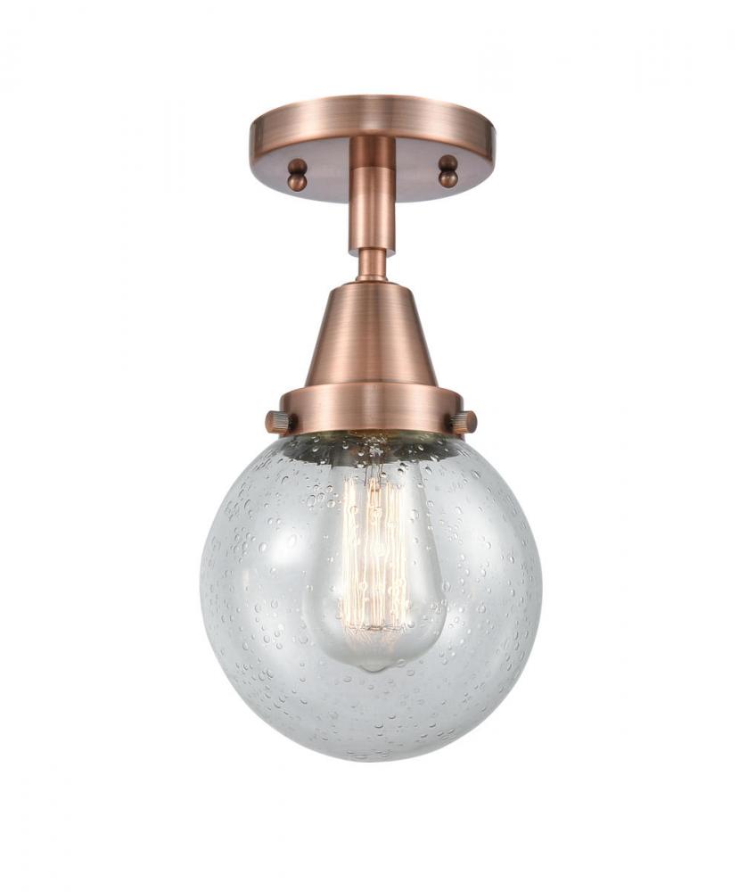 Beacon - 1 Light - 6 inch - Antique Copper - Semi-Flush Mount