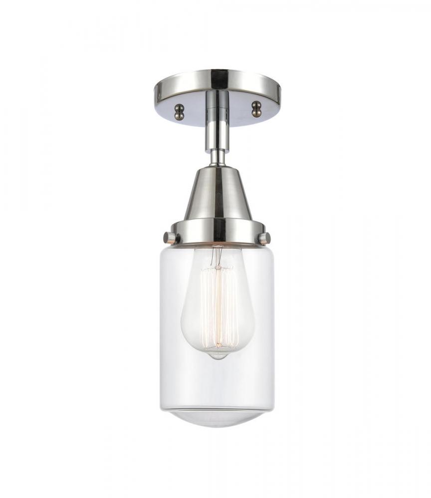 Dover - 1 Light - 5 inch - Polished Chrome - Semi-Flush Mount