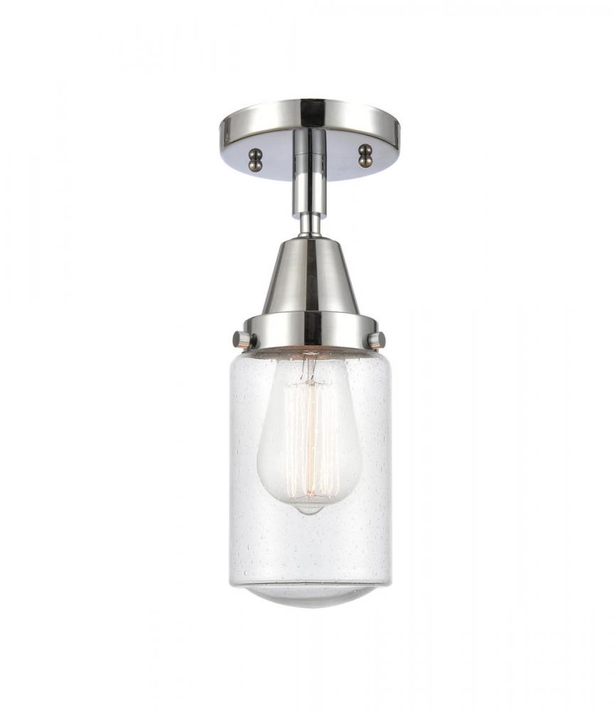 Dover - 1 Light - 5 inch - Polished Chrome - Semi-Flush Mount