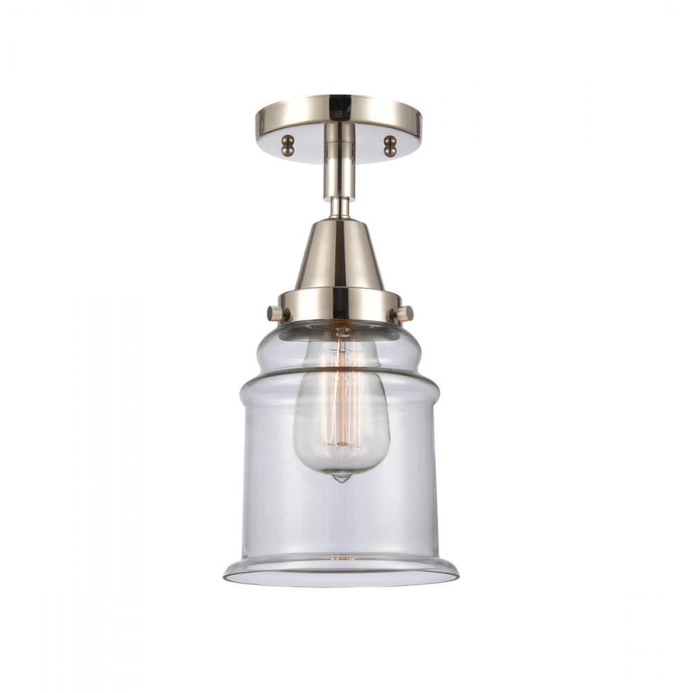 Canton - 1 Light - 6 inch - Polished Nickel - Semi-Flush Mount