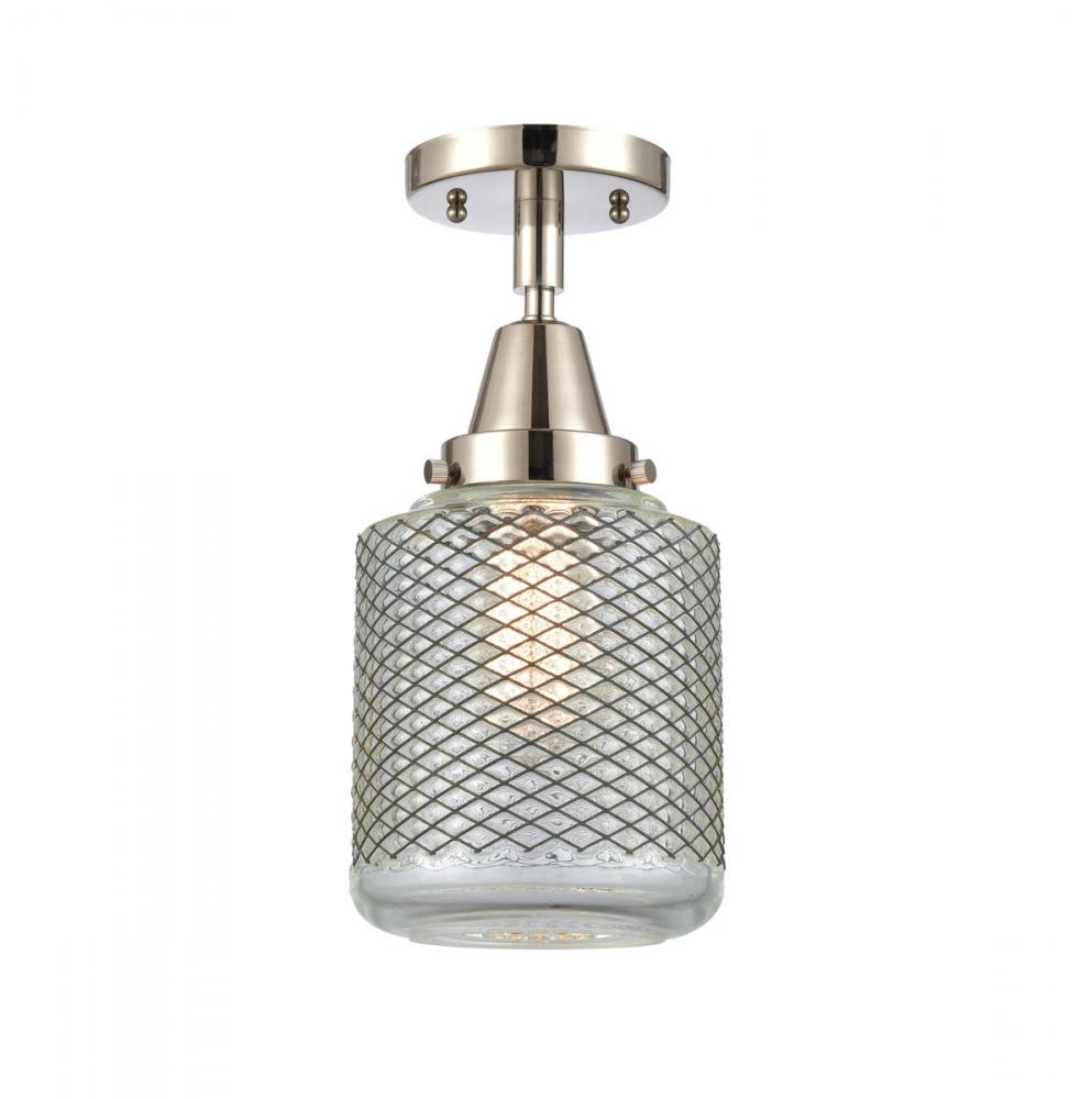 Stanton - 1 Light - 6 inch - Polished Nickel - Semi-Flush Mount