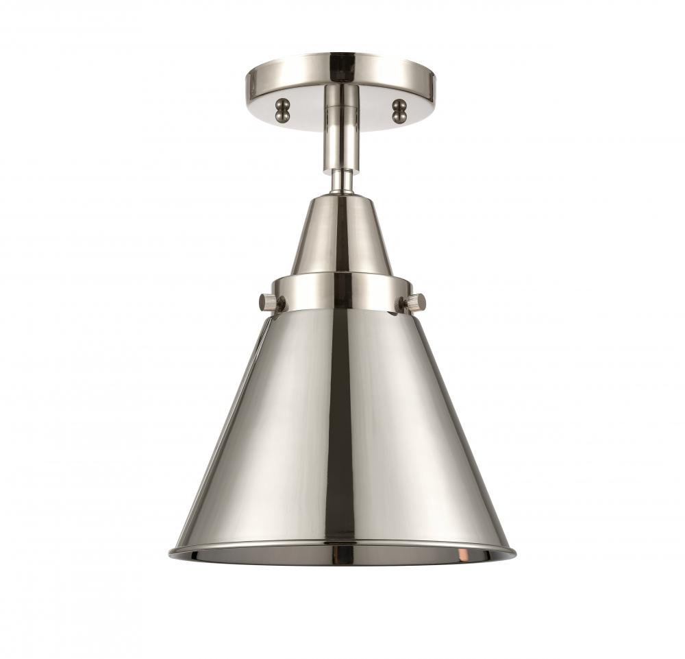 Appalachian - 1 Light - 8 inch - Polished Nickel - Semi-Flush Mount