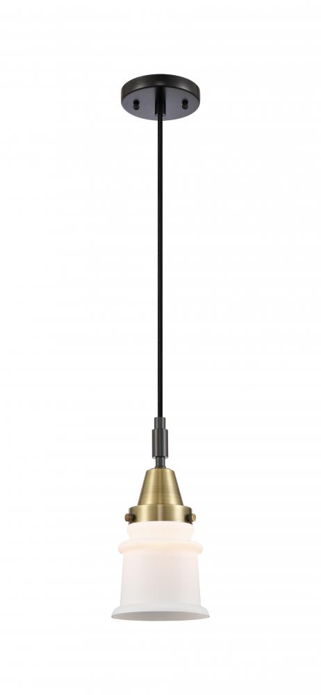 Canton - 1 Light - 7 inch - Black Antique Brass - Mini Pendant