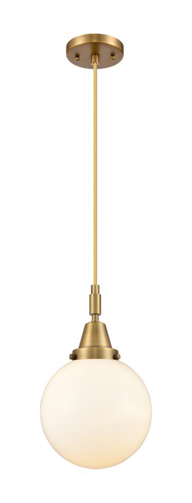 Beacon - 1 Light - 8 inch - Brushed Brass - Mini Pendant