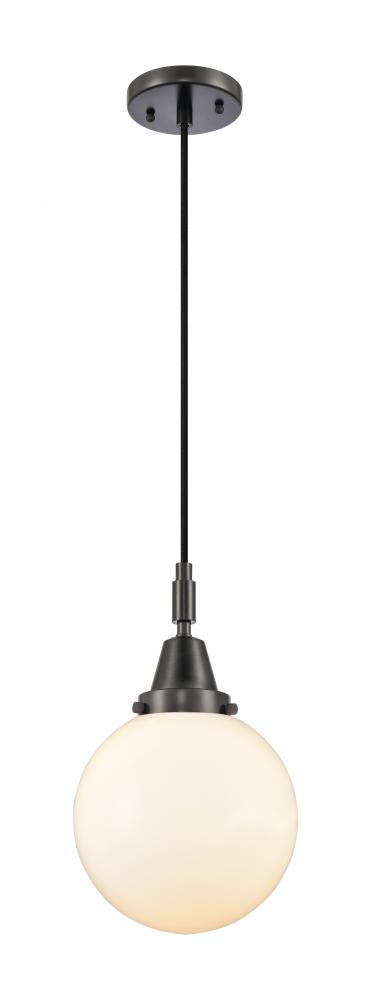 Beacon - 1 Light - 8 inch - Matte Black - Mini Pendant