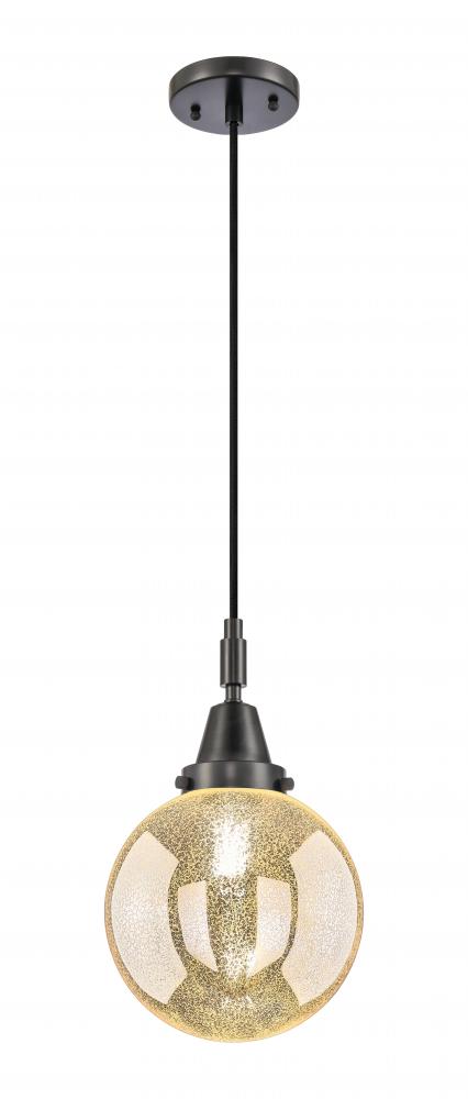 Beacon - 1 Light - 8 inch - Matte Black - Mini Pendant
