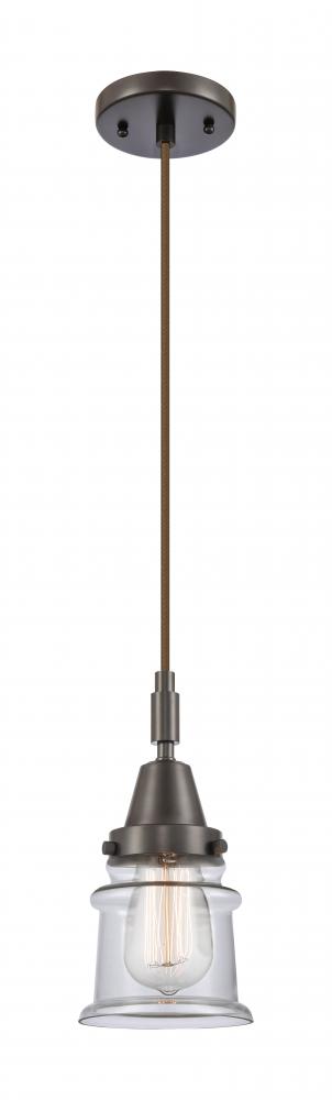 Canton - 1 Light - 7 inch - Oil Rubbed Bronze - Mini Pendant