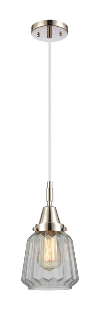 Chatham - 1 Light - 7 inch - Polished Nickel - Mini Pendant