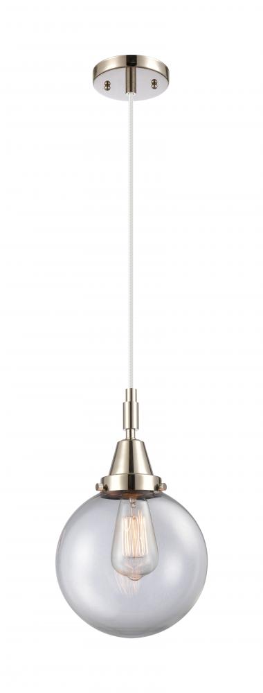Beacon - 1 Light - 8 inch - Polished Nickel - Mini Pendant