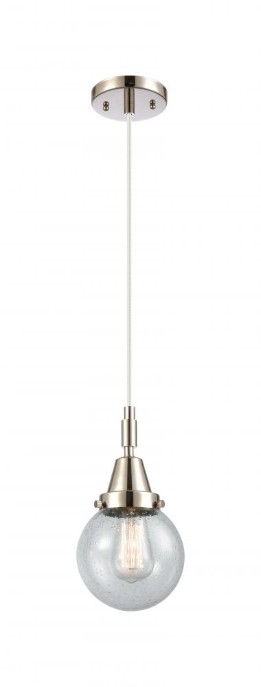 Beacon - 1 Light - 6 inch - Polished Nickel - Mini Pendant