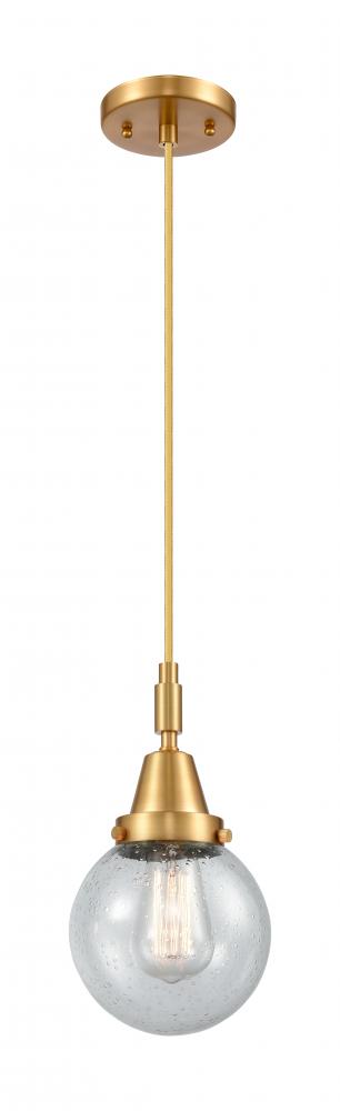 Beacon - 1 Light - 6 inch - Satin Gold - Mini Pendant