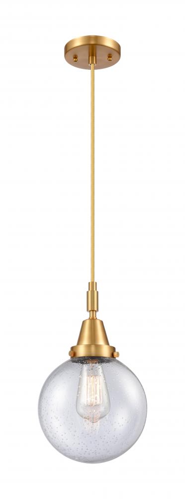 Beacon - 1 Light - 8 inch - Satin Gold - Mini Pendant