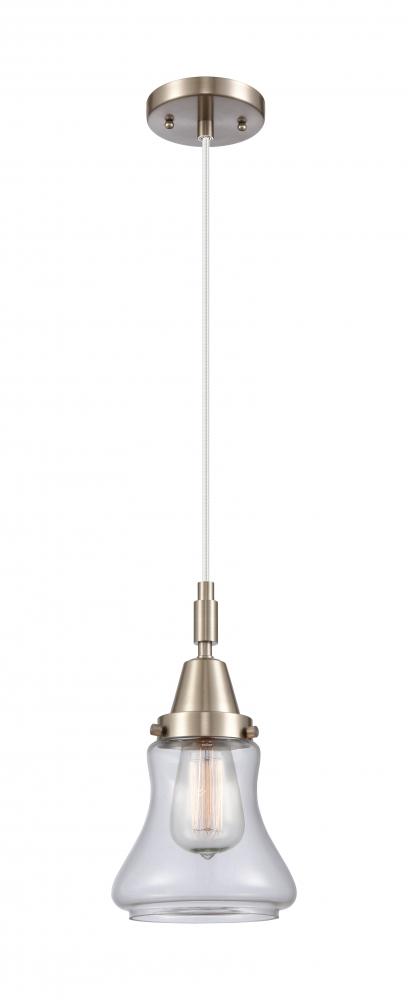 Bellmont - 1 Light - 7 inch - Brushed Satin Nickel - Mini Pendant