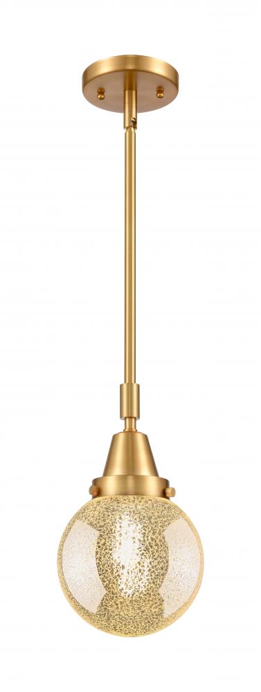 Beacon - 1 Light - 6 inch - Satin Gold - Mini Pendant