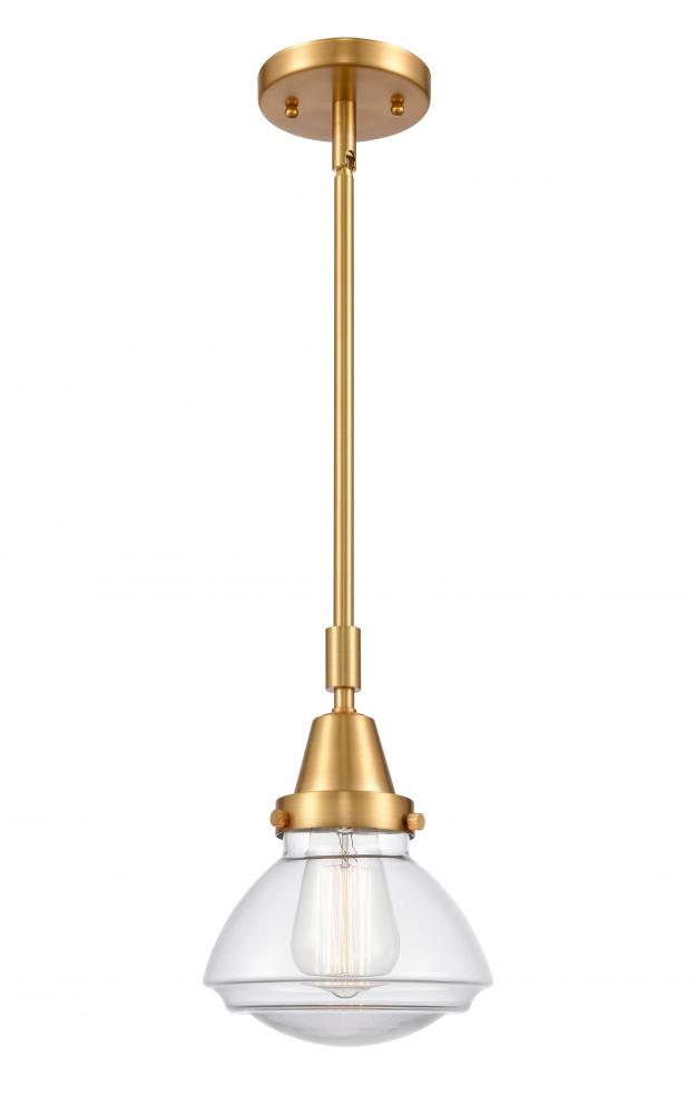 Olean - 1 Light - 7 inch - Satin Gold - Mini Pendant