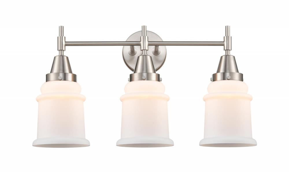 Canton - 3 Light - 24 inch - Satin Nickel - Bath Vanity Light