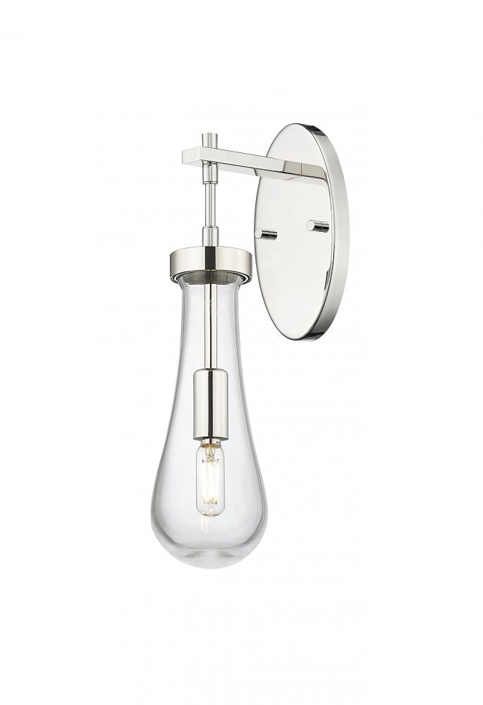 Owego - 1 Light - 5 inch - Polished Nickel - Sconce