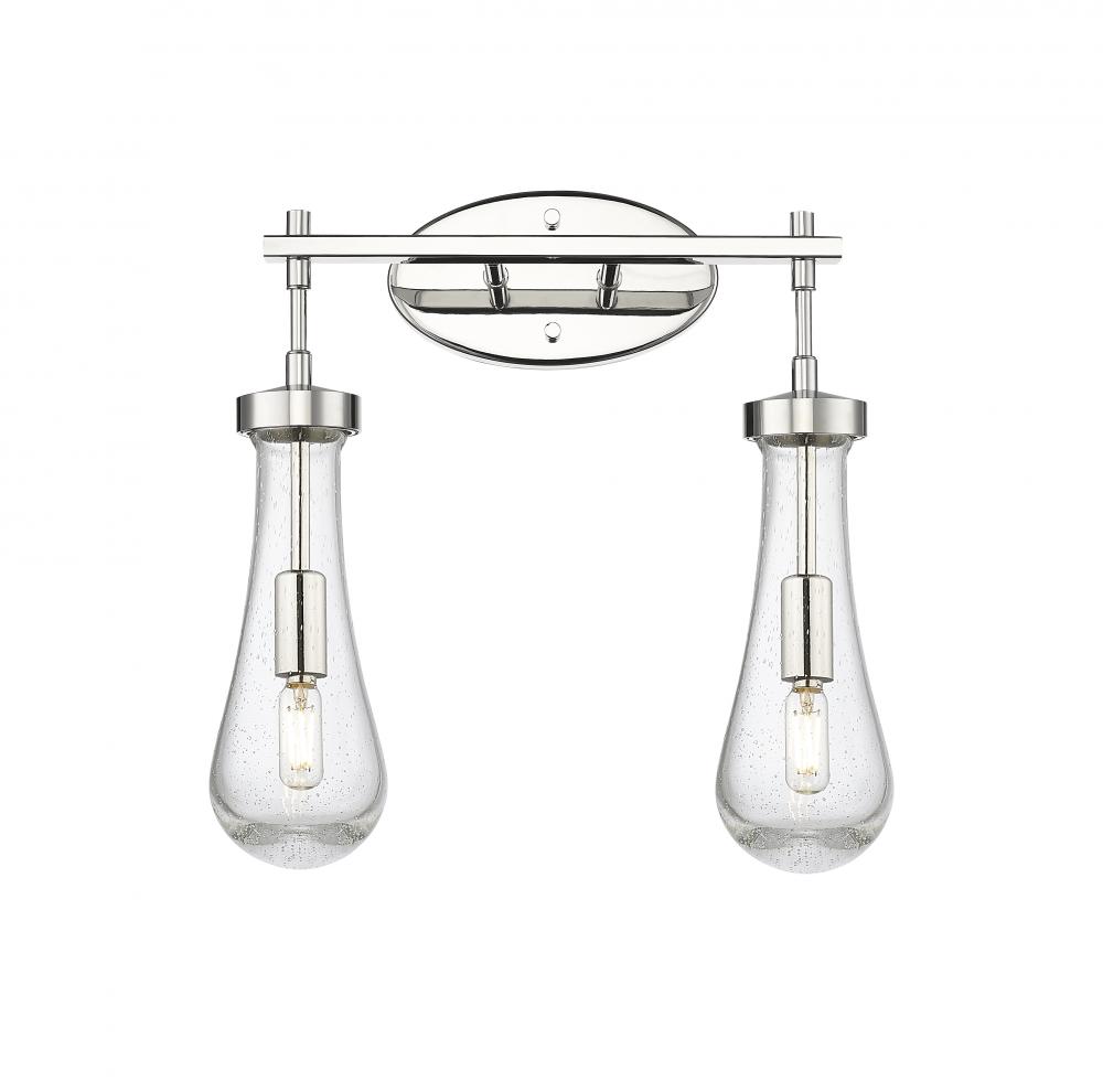 Owego - 2 Light - 17 inch - Polished Nickel - Bath Vanity Light