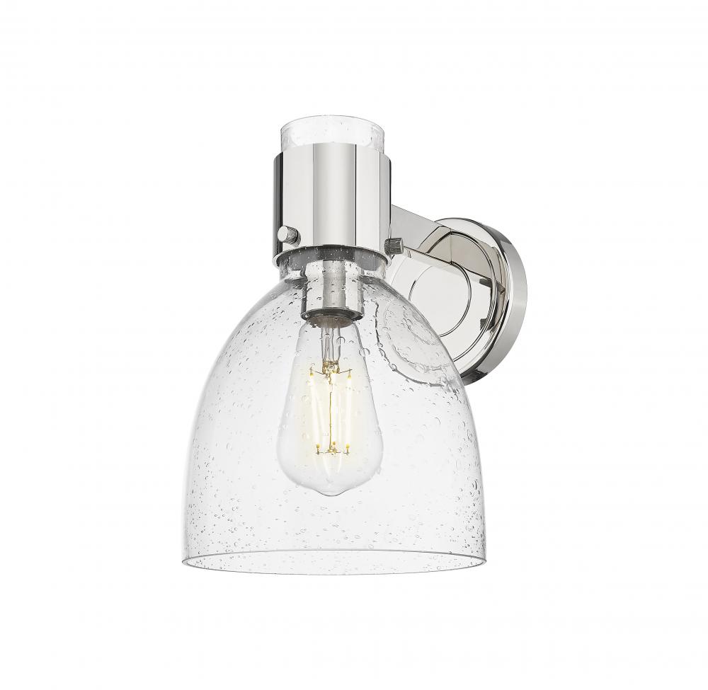 Lawton Bell - 1 Light - 8 inch - Polished Nickel - Sconce